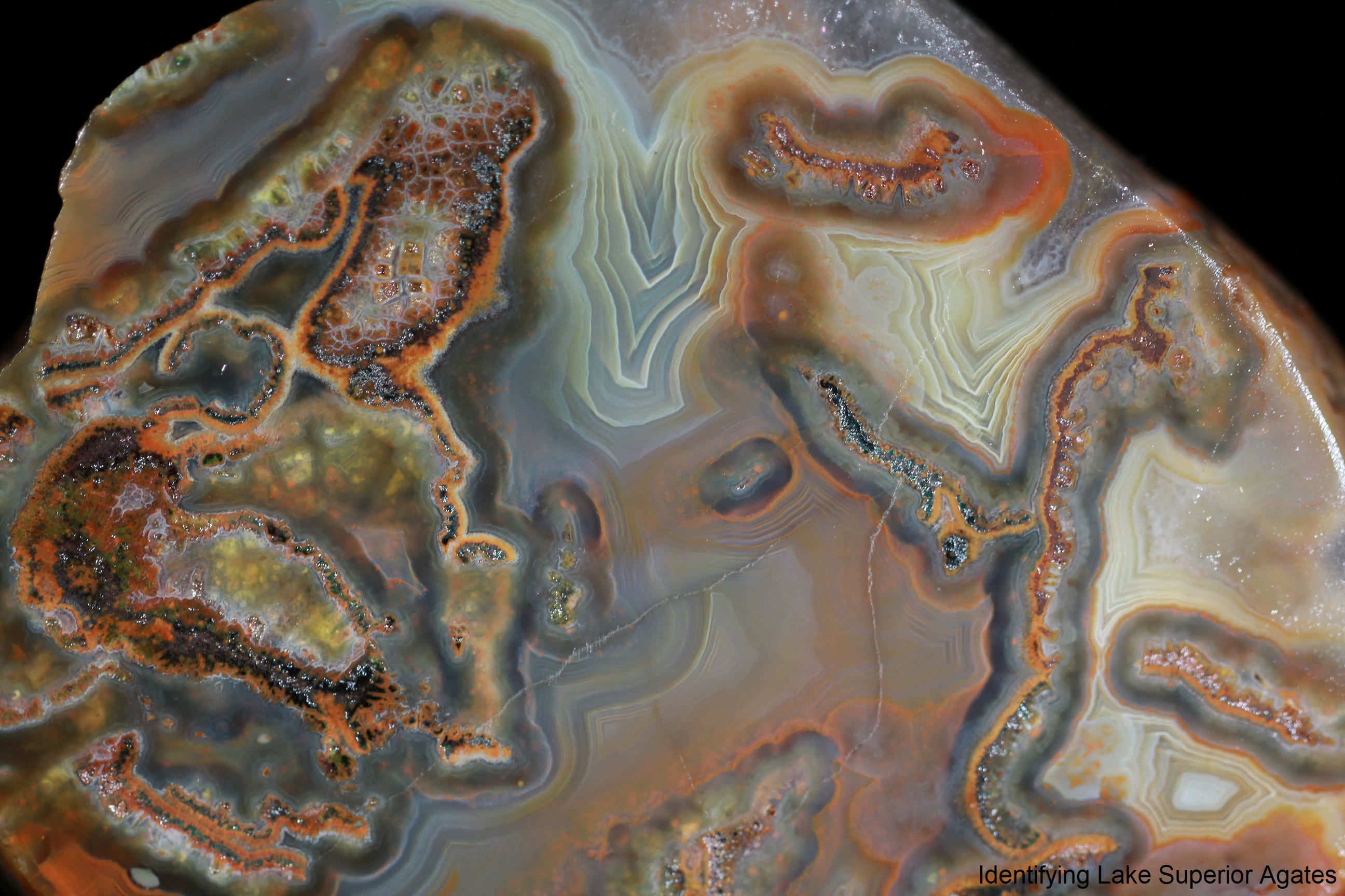 fragmented membrane agate, lake superior fragmented membrane agate