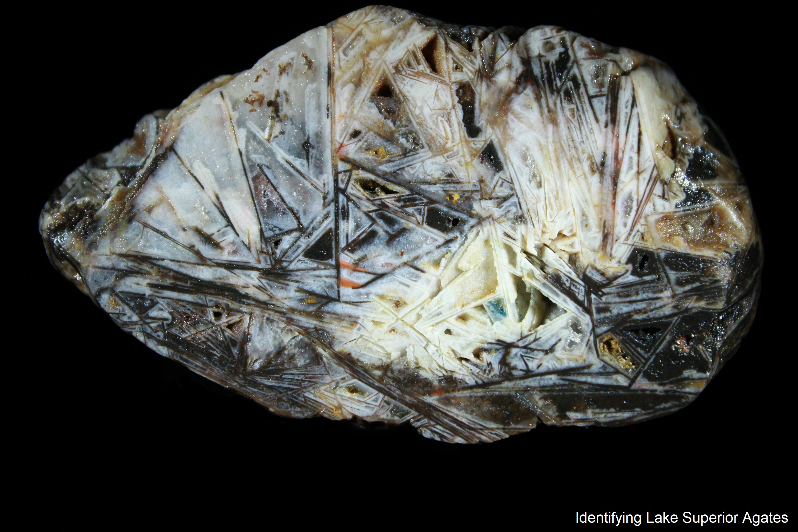 pseudomorph agate, lake superior pseudomorph agate