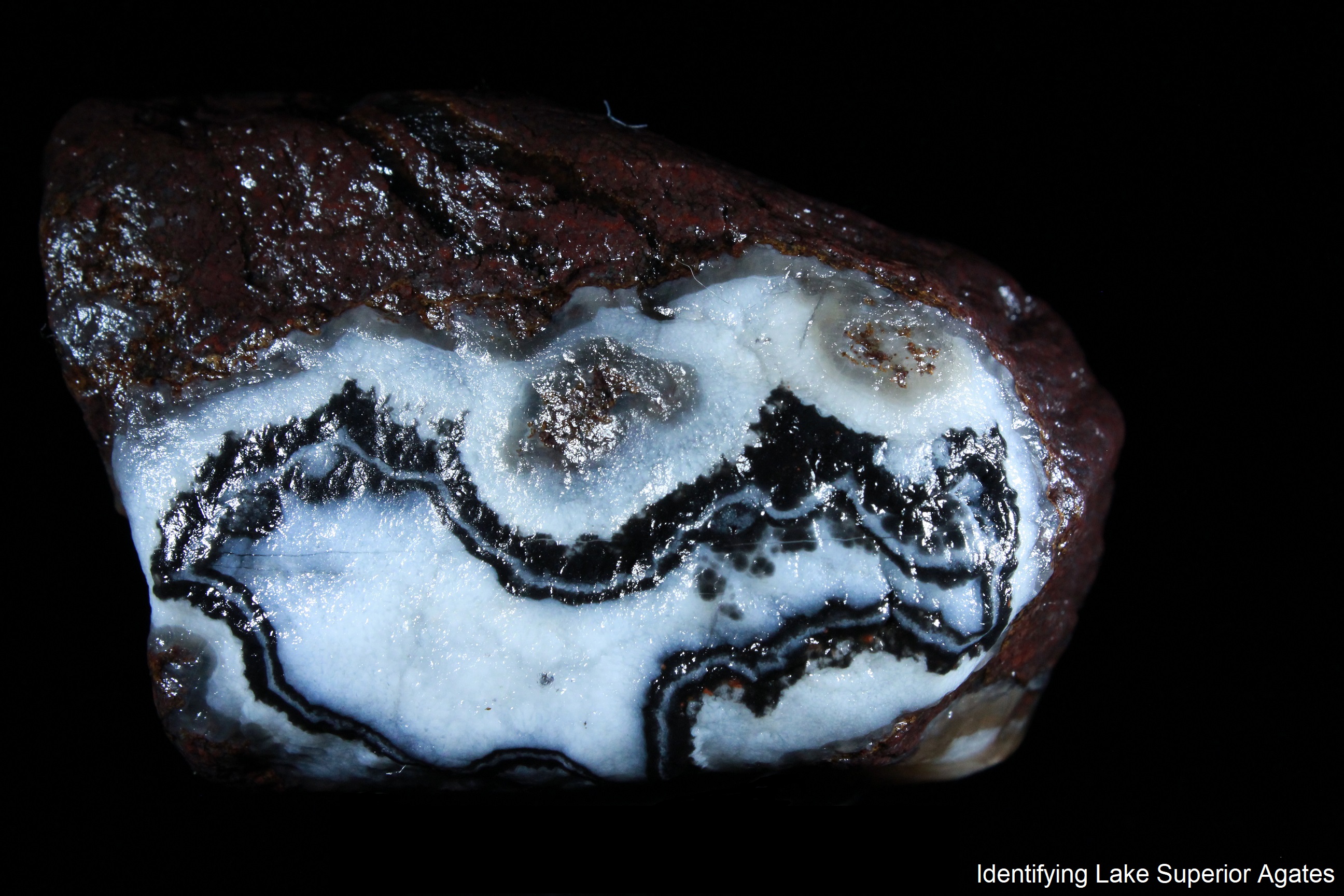 vein agate, lake superior vein agate