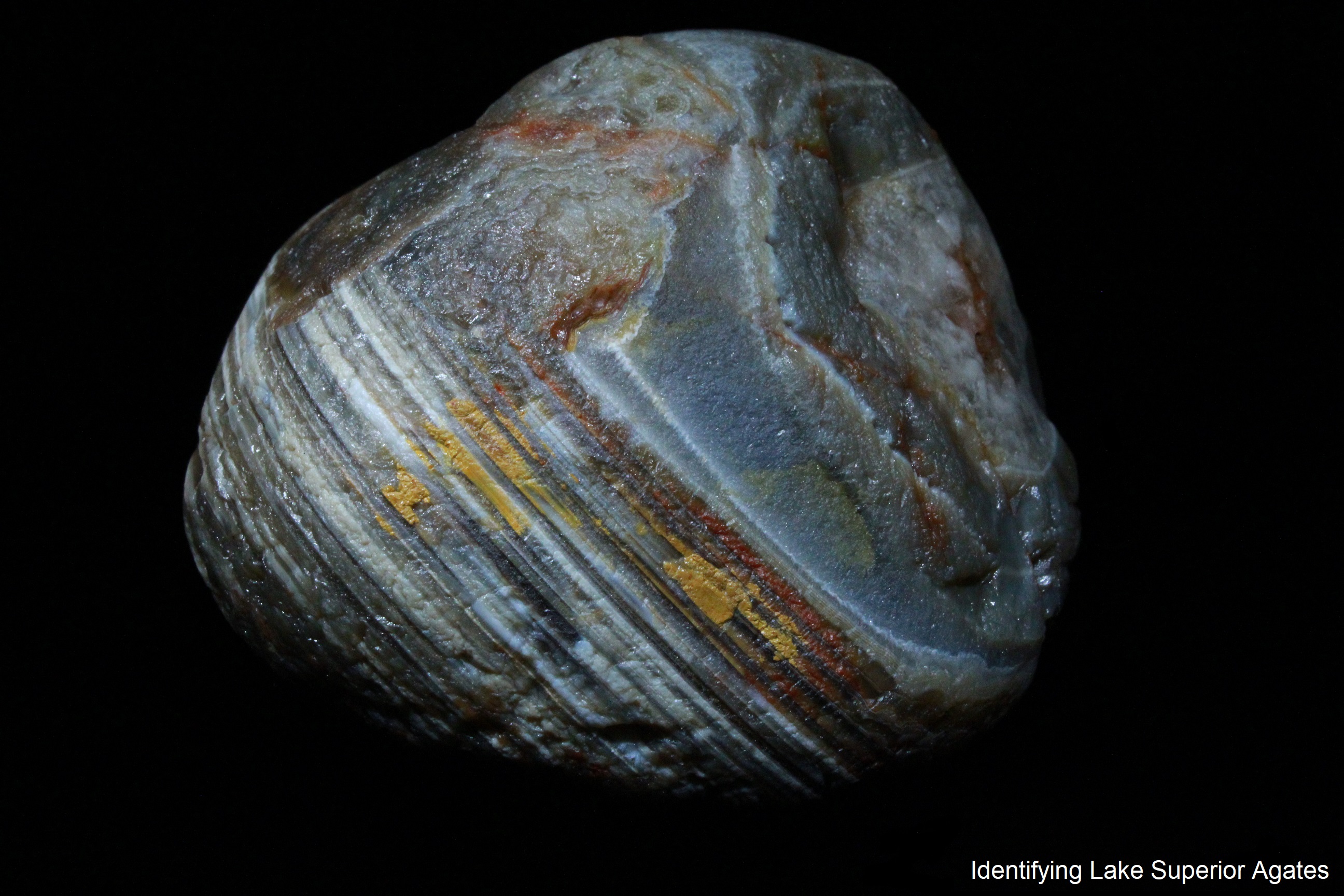 waterlevel agate, lake superior waterlevel agate