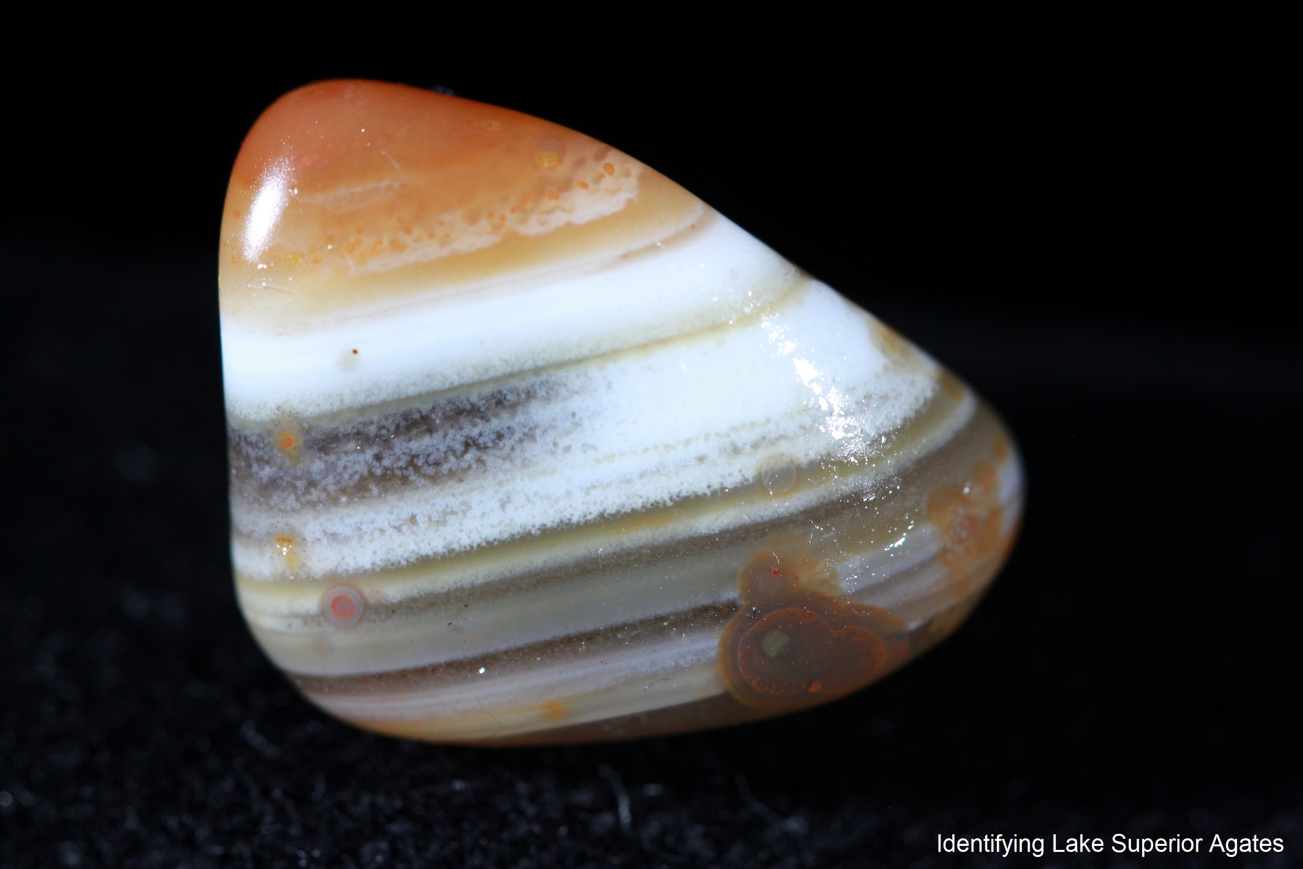 waterlevel agate, lake superior waterlevel agate